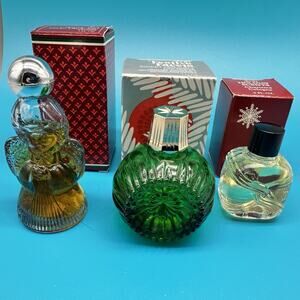 Avon Cologne Splash In Boxes Mixed Lot Of 3 Angel Holiday Scent Festive Facets